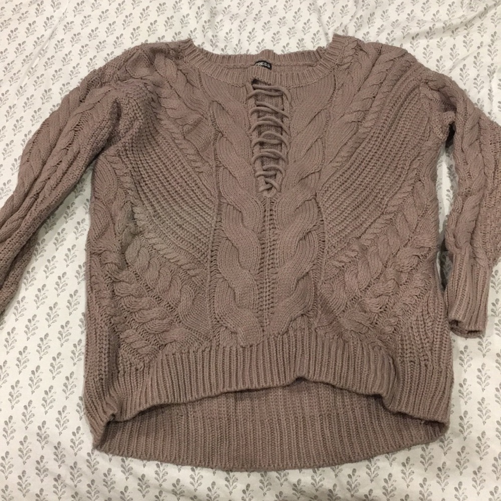 Express knit sweater